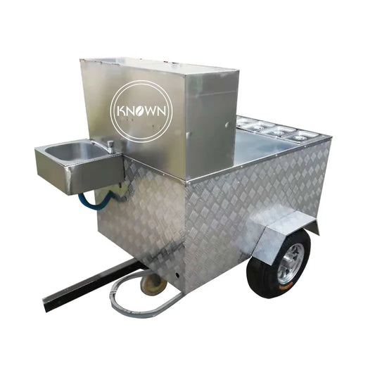 OEM KN120A food trailer truck hot dog cart Hamburger ice cream fast trailer/truck with free shipping | Get Everything Easy store